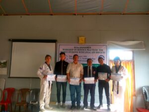 28th March, 2018 RUSA Sponsored Demonstration Workshop on Self Defence for Women Student,organized by Women Committee GJTC 1