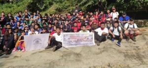 7th Non-Violence Trekking cum Trash Challenge At Khawhpawp Inter College Youth adventure Club Programme- 2nd October,2019 1