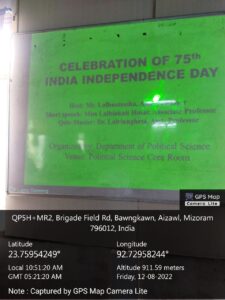 “Celebration of 75th Anniversary of India Independence Day”