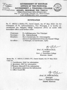 GJTC Notification - 05 May 2022