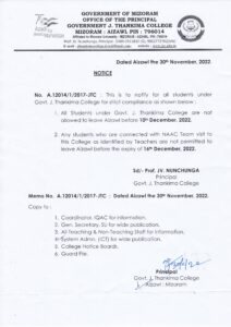 GJTC Notice 30 November 2022